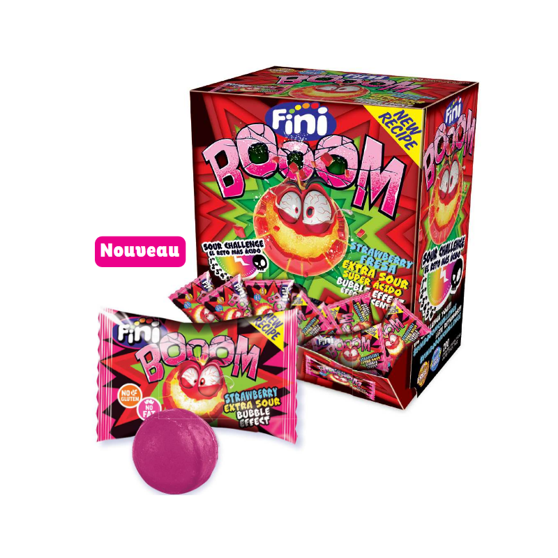 Fini Boom Fraise - Display de 200 pcs