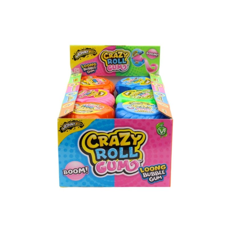 Johny Bee- Crazy Roll Gum 24pcs