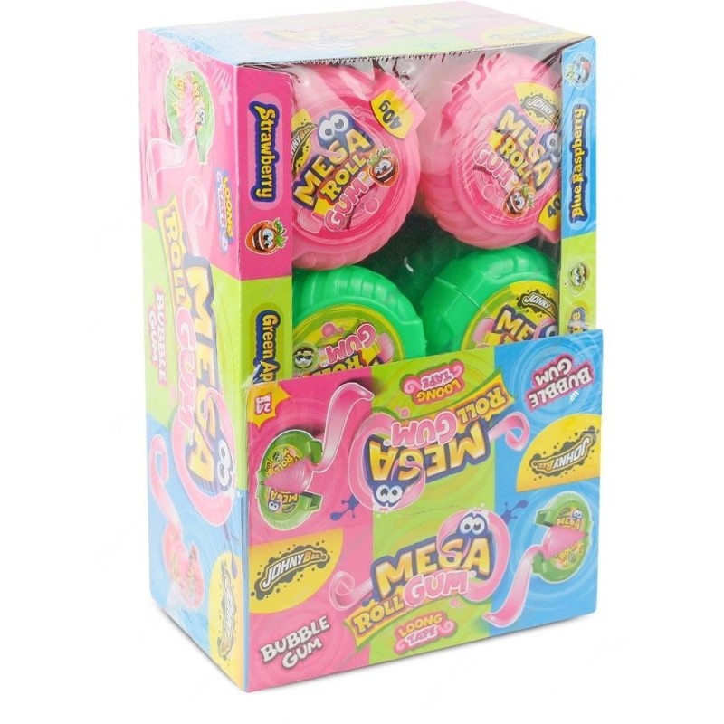Mega Roll Gum - Johny Bee (24pcs)